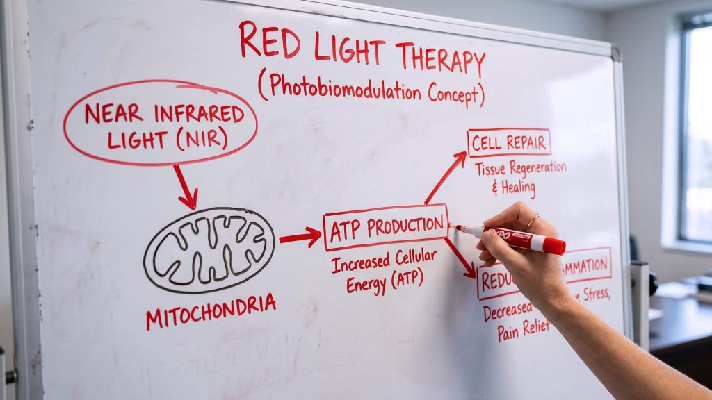 Red light for fibromyalgia